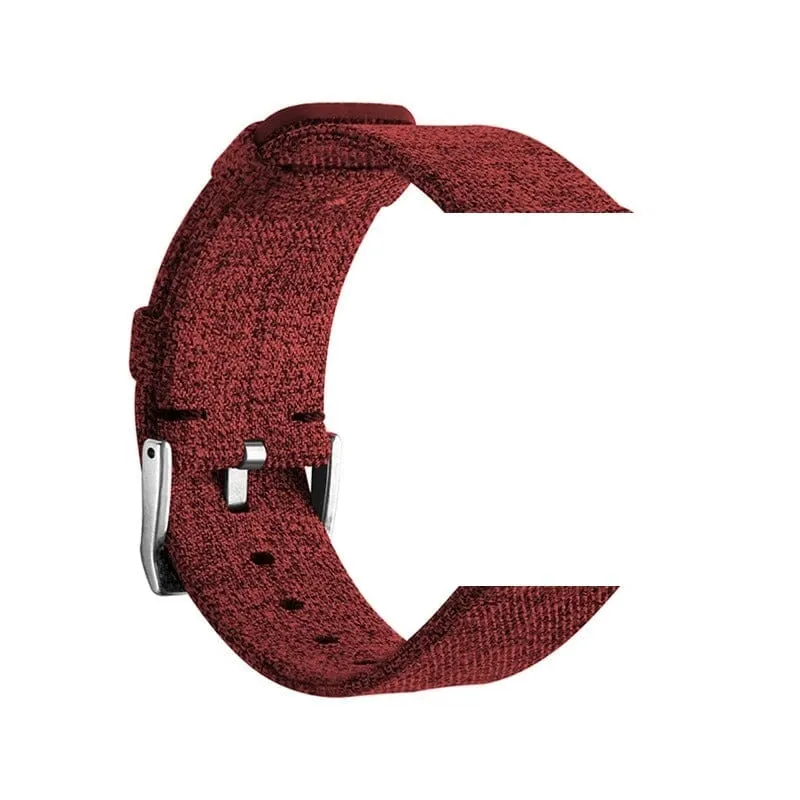 Stylish Canvas Watch Straps Compatible with Samsung Gear Sport