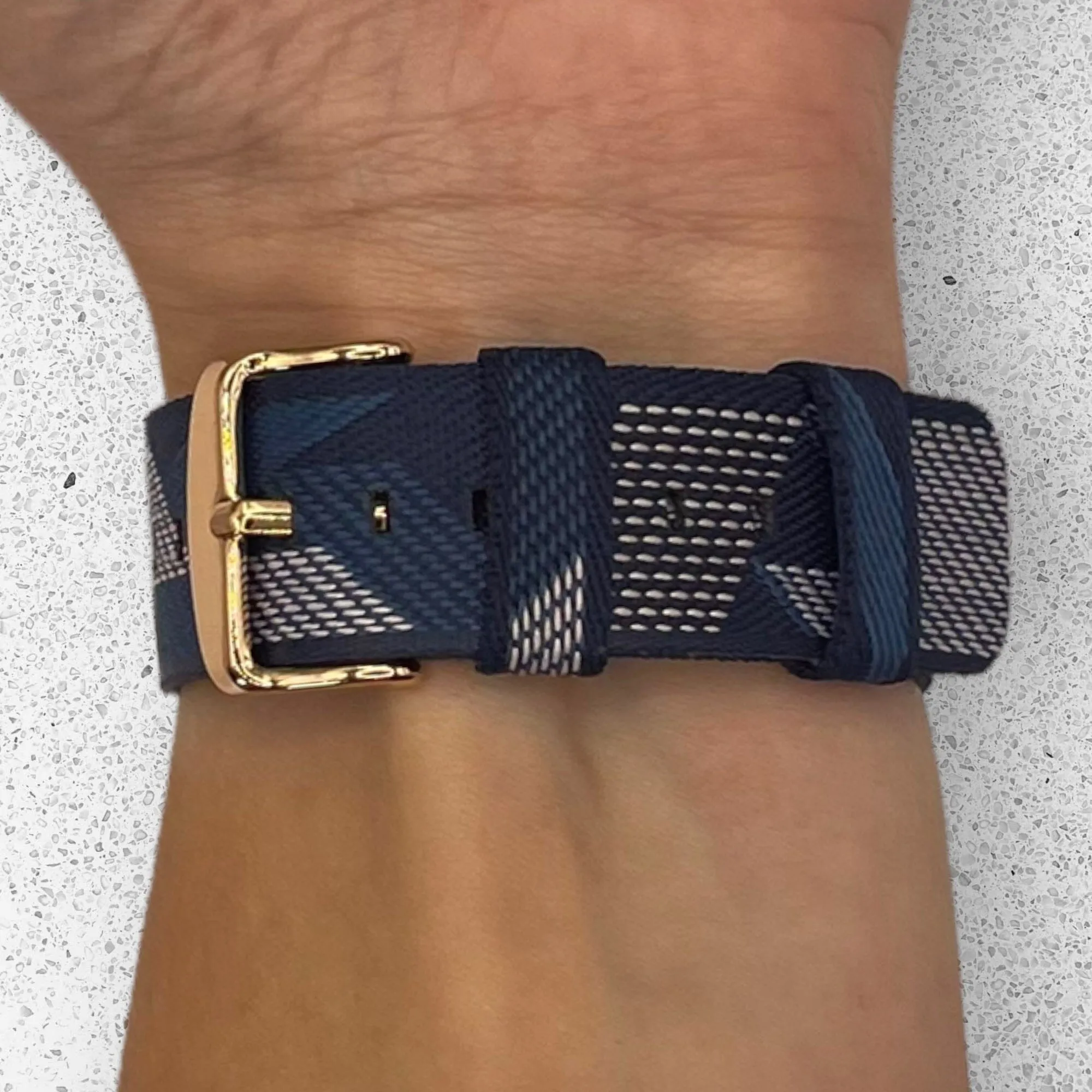 Stylish Canvas Watch Straps Compatible with Samsung Gear Sport