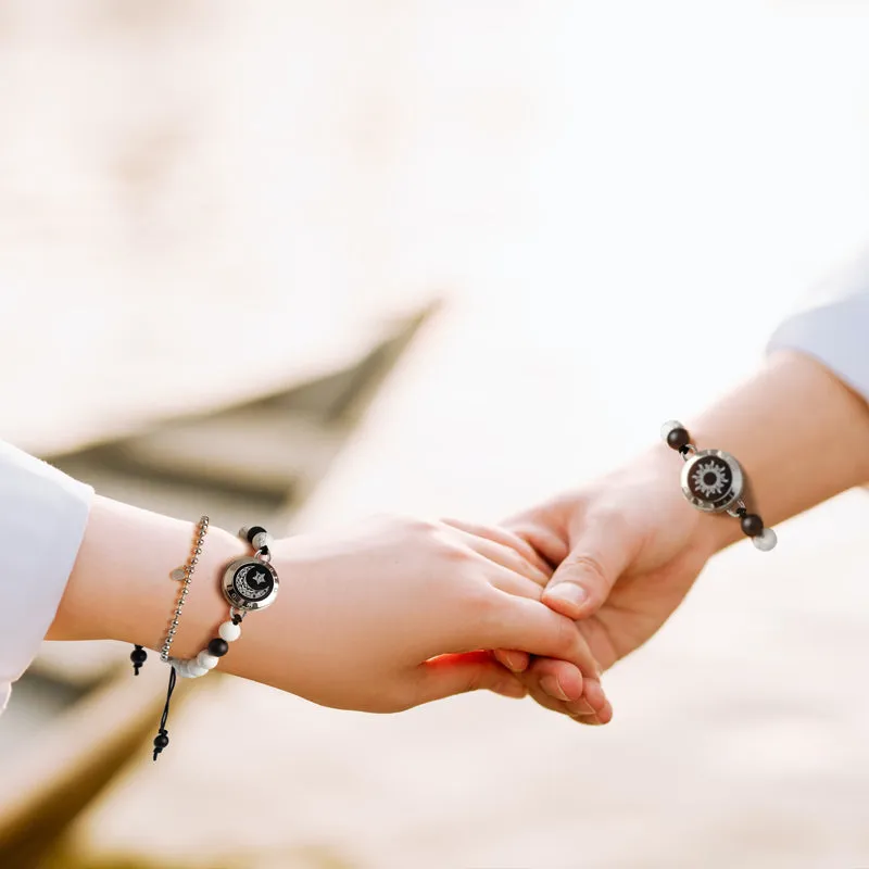 Sun&Moon Touch Bracelets with Matching Beads