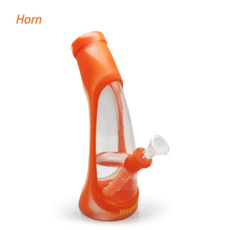 Waxmaid | Horn Silicone Glass Waterpipe