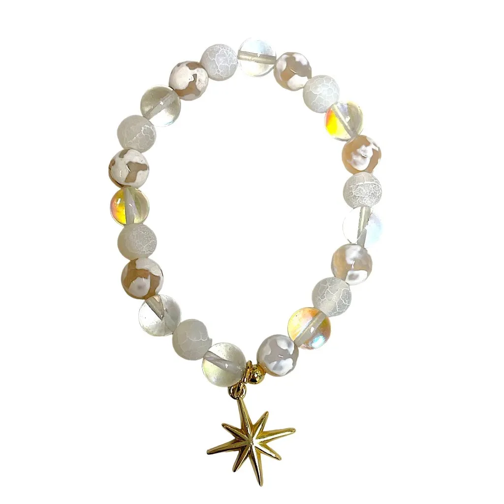 White Sand Beaded Bracelets